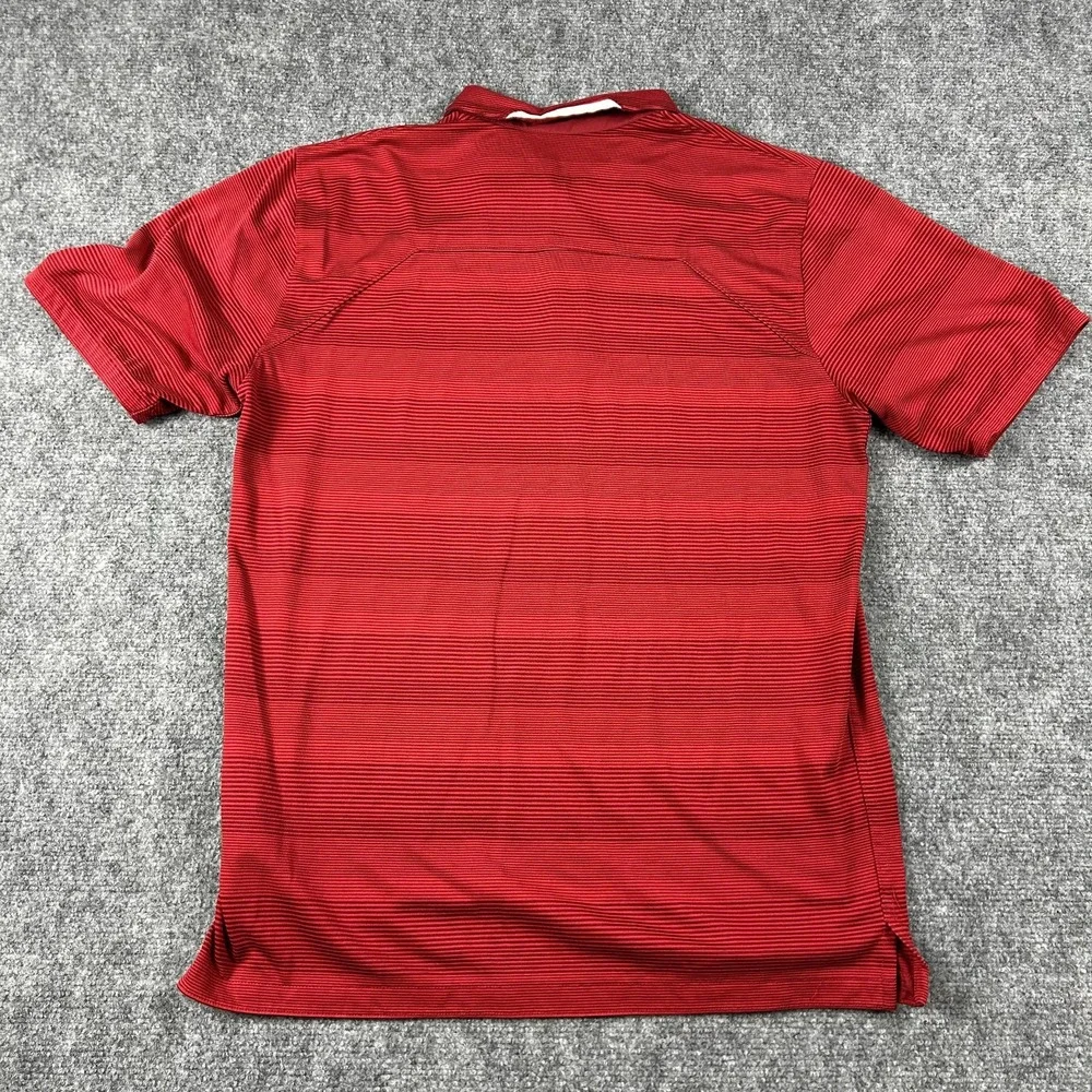 Washington State Cougars Shirt Mens Medium Red NCAA Football Nike‎ Dri Fit Polo